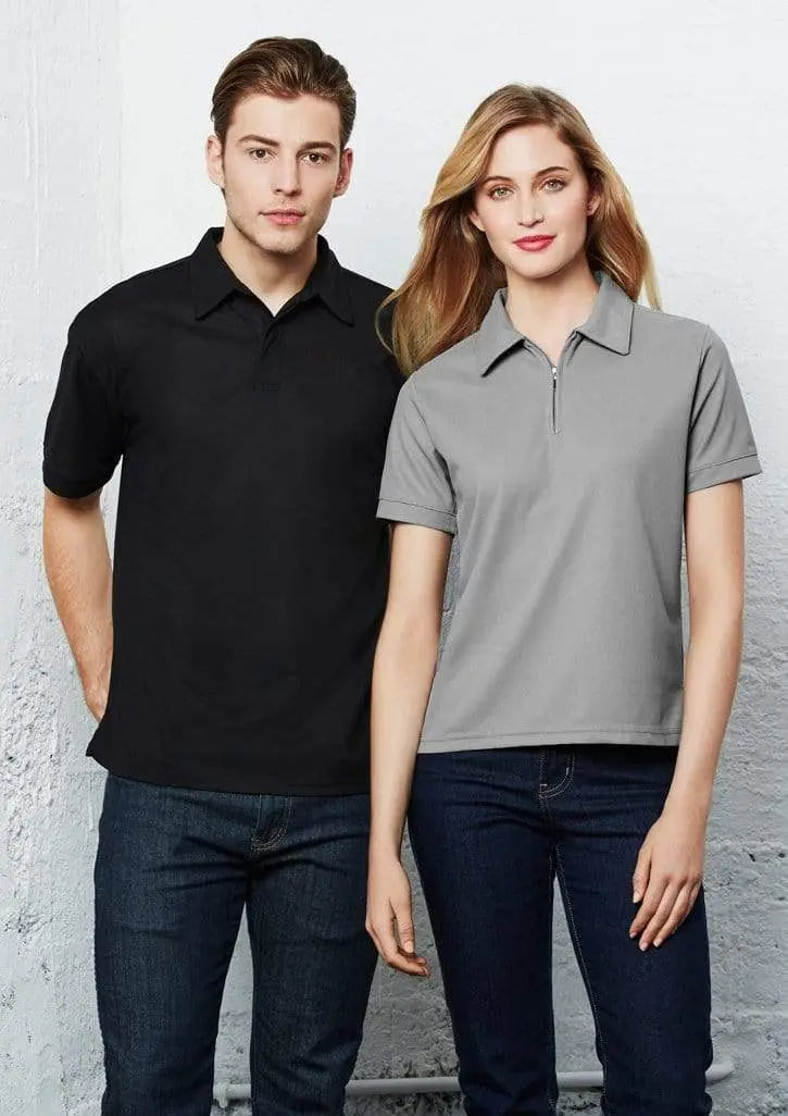 Biz Collection Women’s Micro Waffle Polo P3325 Casual Wear Biz Collection